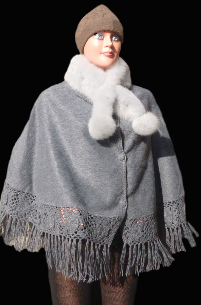 Baby Alpaca Fur Scarf D05