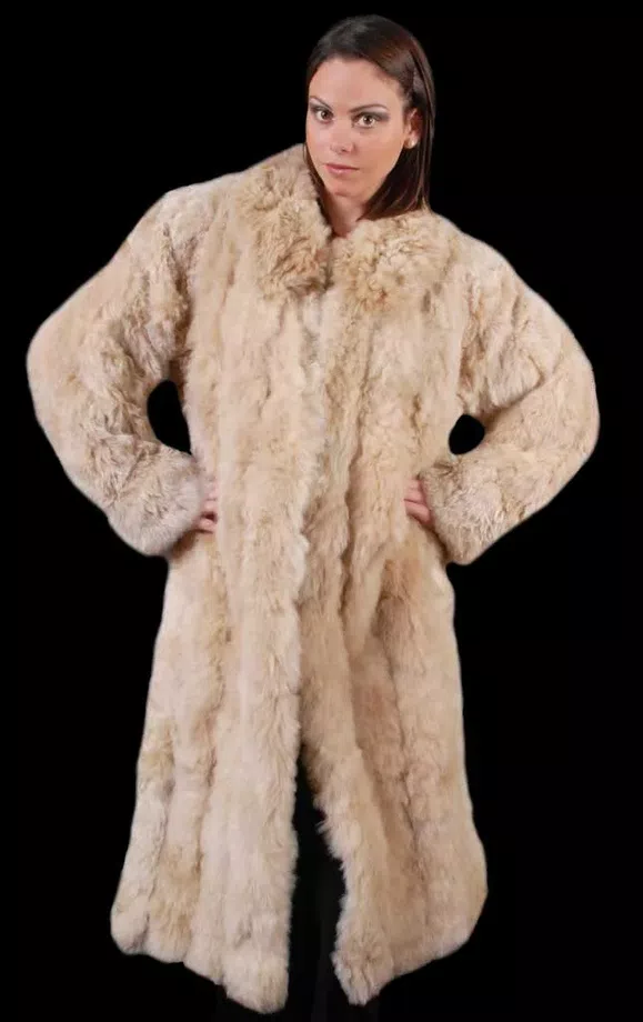 Luxury Baby Alpaca Fur Coat