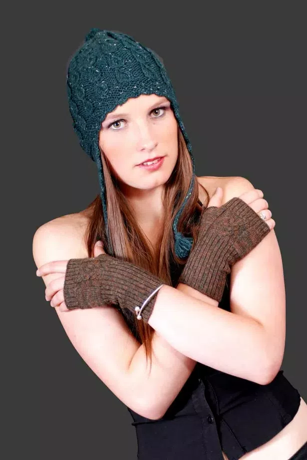 Alpaca Fingerless Gloves