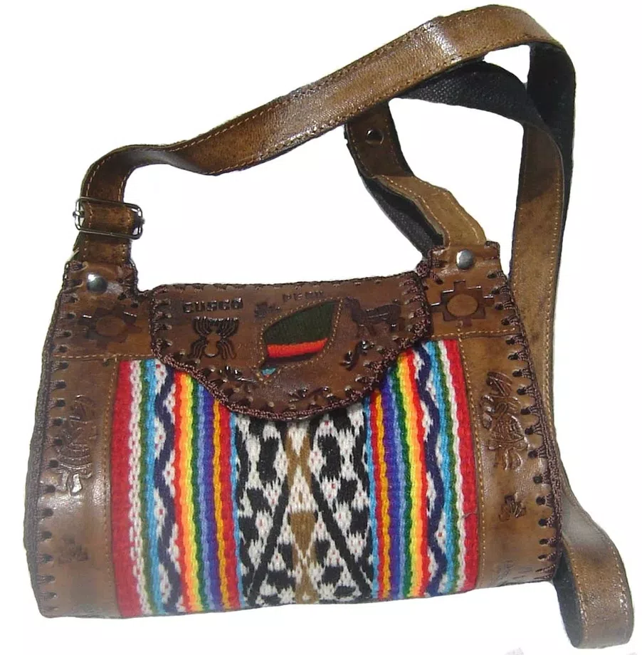 Andean Leather Handbag