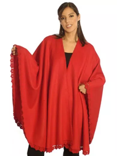 Baby Alpaca Fabric Ruanas special for you d05