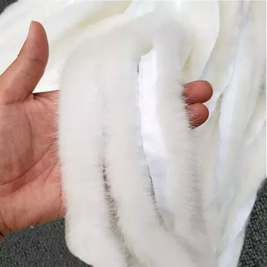 Fine Soft Baby Alpaca Fur Ribbon d05