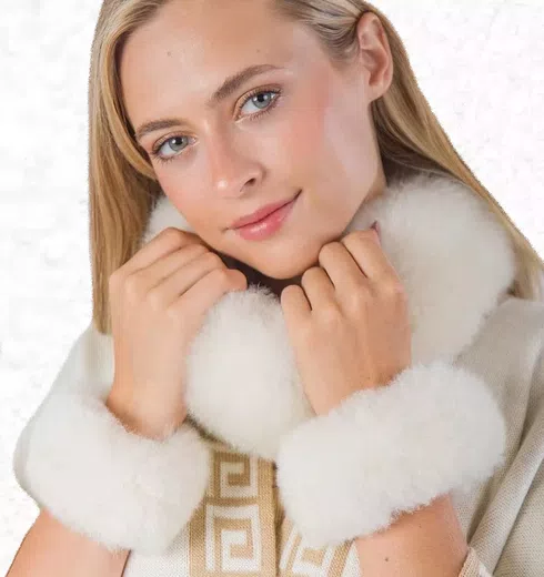 Finest Baby Alpaca Fur Set d07