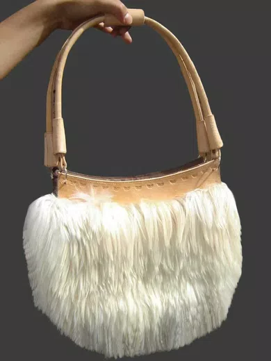 Alpaca Suri Fur Handbags d08