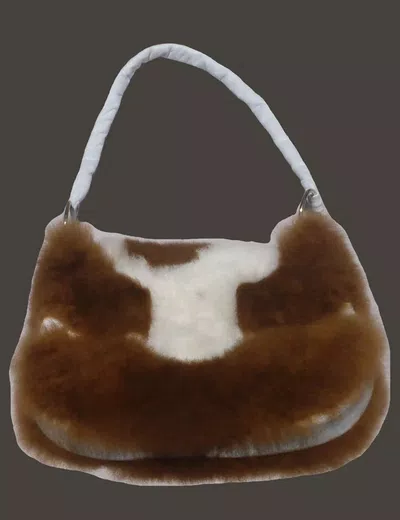 Image result for Fashionable Alpaca Fur Handbag d11