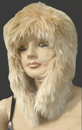 Aviator Baby Alpaca Suri Fur Hat d10