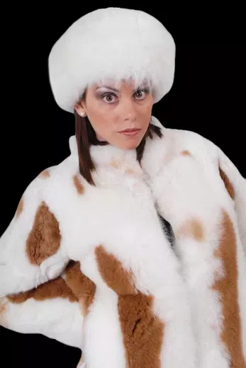 Fine Soft Baby Alpaca Fur Jacket d02