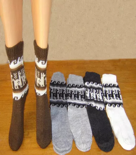 Alpaca Wool Socks d09