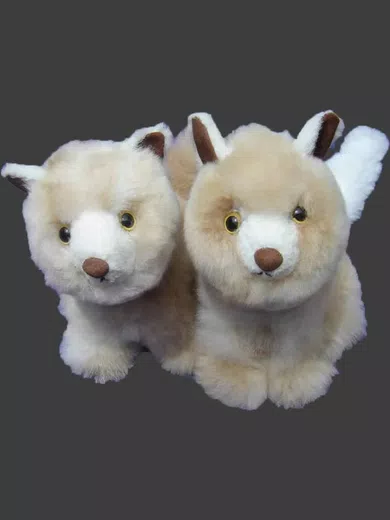 Alpaca Fur Stuffed Plush Cats Gifs d03