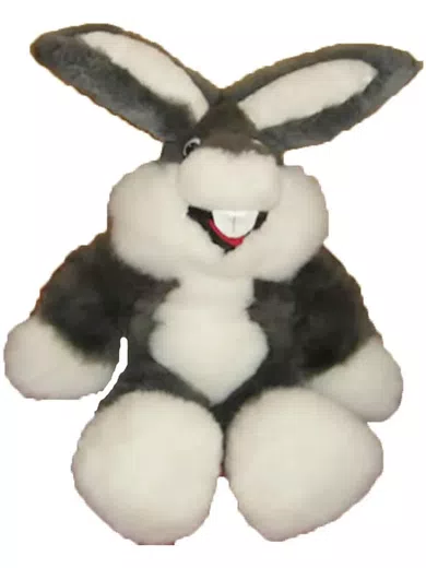 Alpaca fur Stuffed Crazy Bunny d08