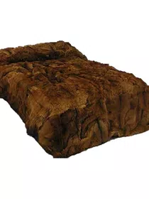 Genuine Baby Alpaca Fur Bedspread