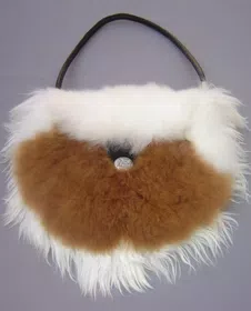 Pure Alpaca Fur Handbag