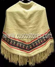 Multicolor Baby Alpaca Poncho