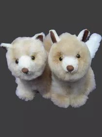 Alpaca Fur Stuffed Plush Cats