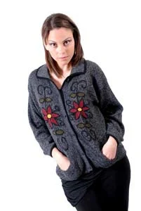 Our Genuine and Luxury Alpaca Cardigans are soft and warm