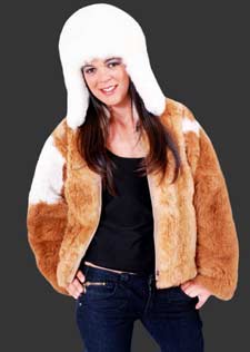 Fashionable Baby Alpaca Fur Jacket