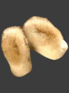 Warm Baby Alpaca Fur Fuzzy Slippers