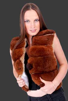 Finest Baby alpaca Soft Fur Vest